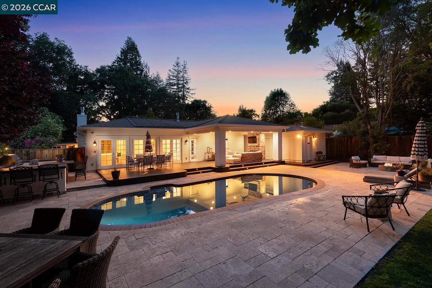 Walnut Creek stunner: main home + detached ADU