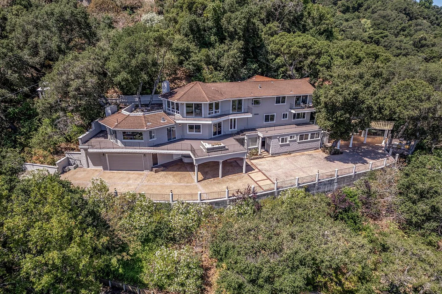 Los Altos Hills stunner: main home + 2 separate units